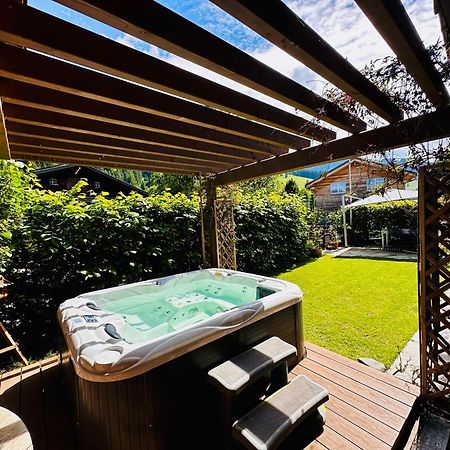The Swiss Paradise 2 Apartment With Garden, Whirlpool, And Mountain Panorama Wirzweli Eksteriør billede