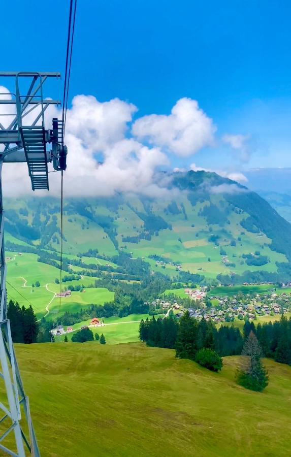 The Swiss Paradise 2 Apartment With Garden, Whirlpool, And Mountain Panorama Wirzweli Eksteriør billede