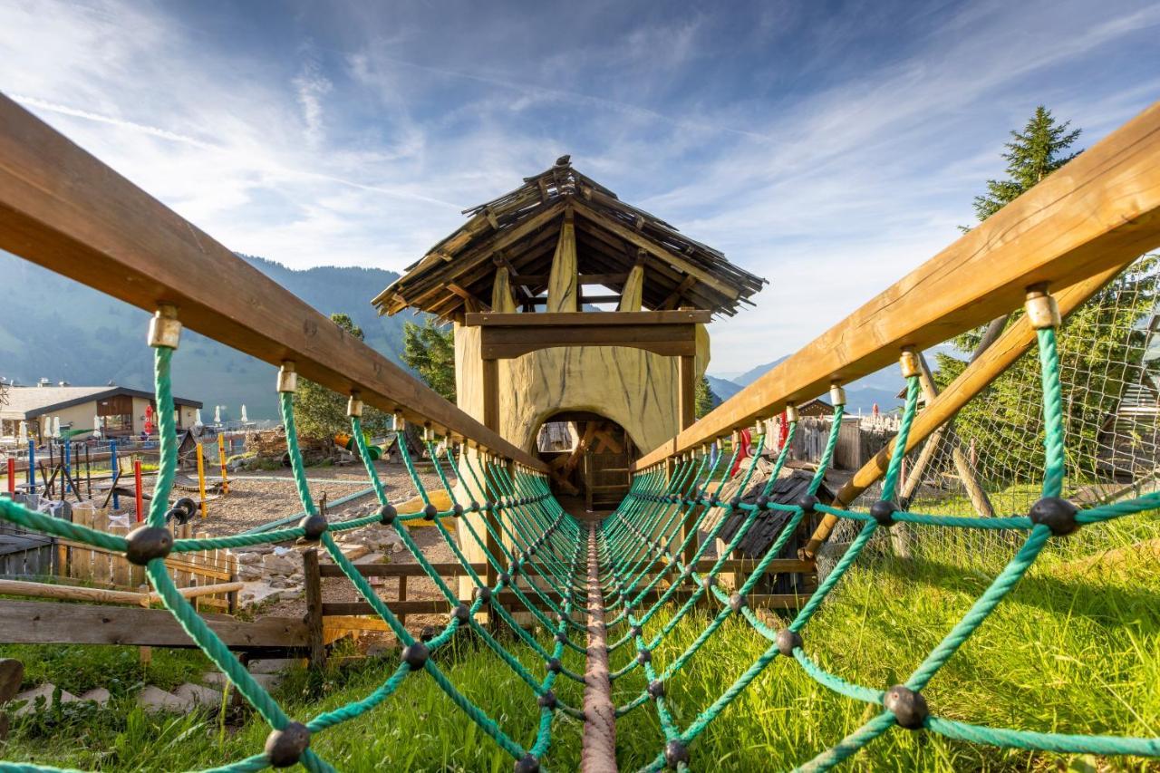 The Swiss Paradise 2 Apartment With Garden, Whirlpool, And Mountain Panorama Wirzweli Eksteriør billede