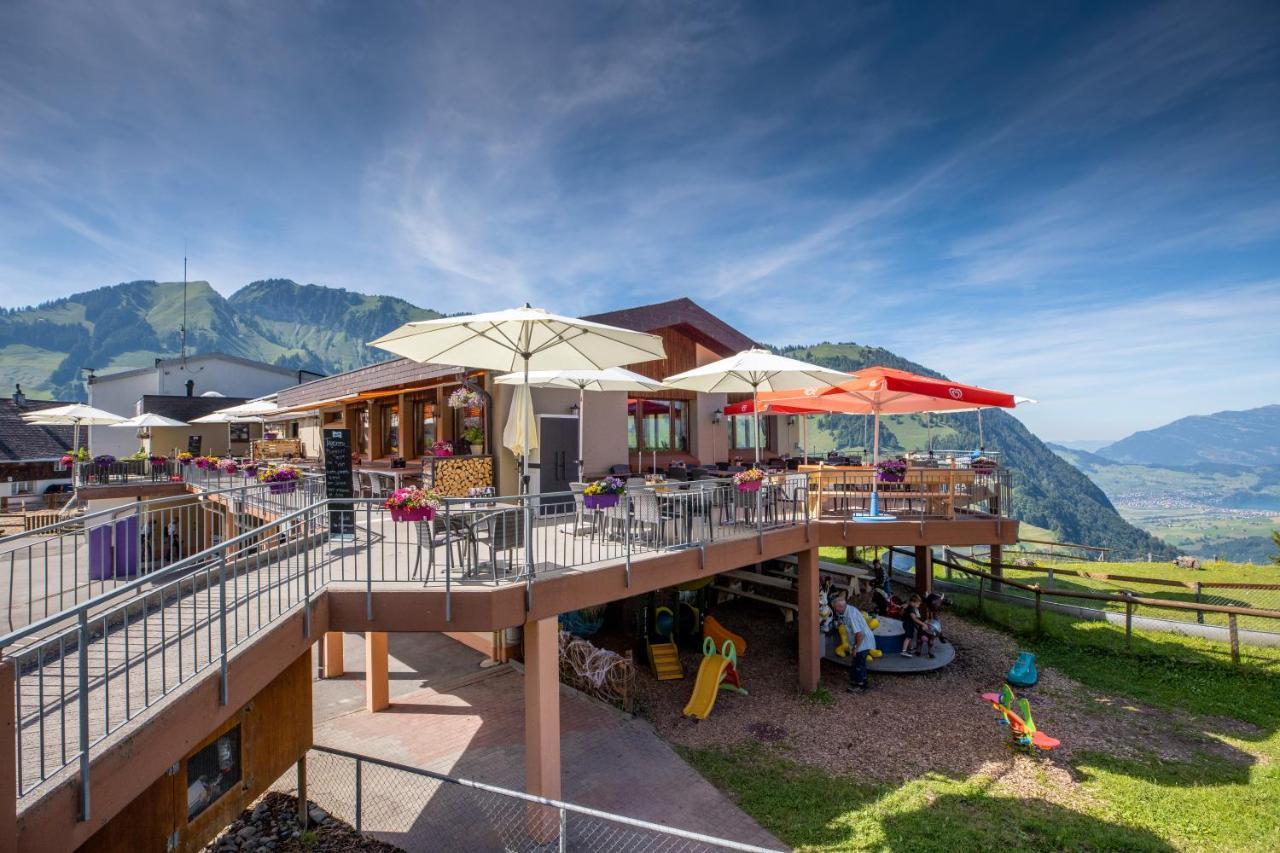 The Swiss Paradise 2 Apartment With Garden, Whirlpool, And Mountain Panorama Wirzweli Eksteriør billede