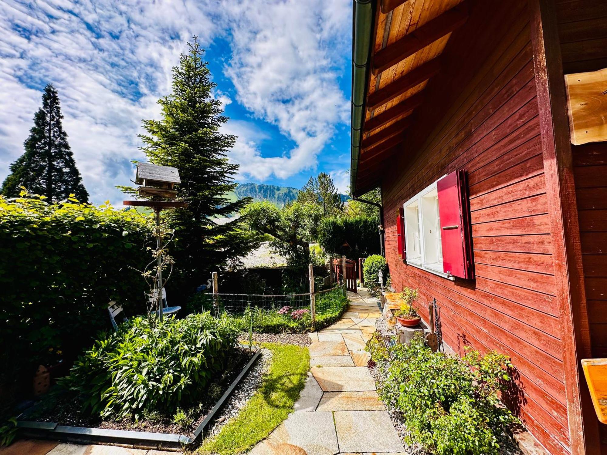 The Swiss Paradise 2 Apartment With Garden, Whirlpool, And Mountain Panorama Wirzweli Eksteriør billede